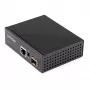 StarTech.com PoE+ Przemysłowy konwerter mediów światłowód-Ethernet 60W - SFP na RJ45 - Gigabit Ethernet jednomodowy/wielomodowy światłowód na miedź - Kompaktowy rozmiar - IP30 / -40 do +75°C