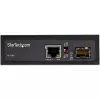 StarTech.com PoE+ Przemysłowy konwerter mediów światłowód-Ethernet 60W - SFP na RJ45 - Gigabit Ethernet jednomodowy/wielomodowy światłowód na miedź - Kompaktowy rozmiar - IP30 / -40 do +75°C