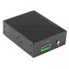 StarTech.com PoE+ Przemysłowy konwerter mediów światłowód-Ethernet 60W - SFP na RJ45 - Gigabit Ethernet jednomodowy/wielomodowy światłowód na miedź - Kompaktowy rozmiar - IP30 / -40 do +75°C