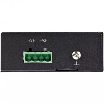 StarTech.com Przemysłowy gigabitowy rozdzielacz PoE - 90W Szybki Power over Ethernet PoE+++ Splitter - 12-48V DC Splitter 802.3bt - LAN/RJ45 Ultra PoE do DC Adapter - -40°C do +75°C