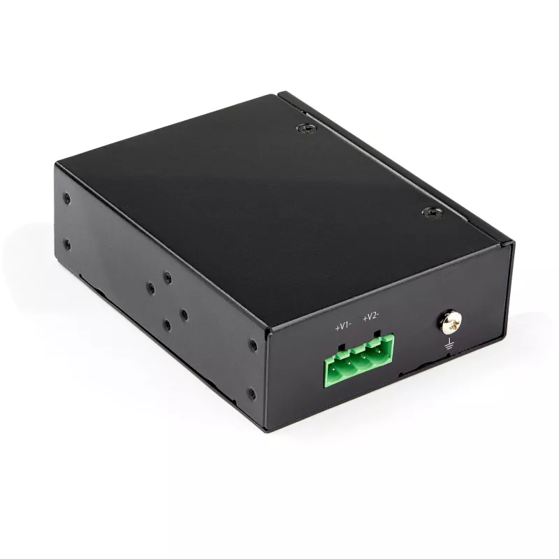 StarTech.com Przemysłowy gigabitowy rozdzielacz PoE - 90W Szybki Power over Ethernet PoE+++ Splitter - 12-48V DC Splitter 802.3bt - LAN/RJ45 Ultra PoE do DC Adapter - -40°C do +75°C