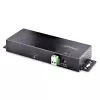 StarTech.com 7-portowy przemysłowy hub USB 10 Gb/s z zasilaczem, metalowy, montowalny, 5x porty downstream USB-A i 2x USB-C, ochrona ESD, zasilany hub USB, TAA