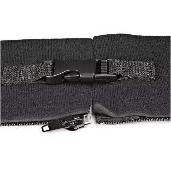 StarTech.com 40-calowy (1m) neoprenowy rękaw do zarządzania kablami z zamkiem błyskawicznym i klamrą - średnica 1,2 cala (3cm) - osłona/organizator kabli zasilających/sieciowych/AV do komputera/PC - elastyczny organizer kabli - czarny