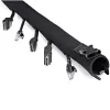StarTech.com 40-calowy (1m) neoprenowy rękaw do zarządzania kablami z zamkiem błyskawicznym i klamrą - średnica 1,2 cala (3cm) - osłona/organizator kabli zasilających/sieciowych/AV do komputera/PC - elastyczny organizer kabli - czarny