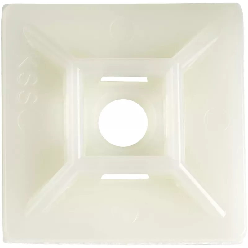 StarTech.com 100 szt. uchwytów do opasek zaciskowych z taśmą klejącą do opasek o szer. 0,21 cala (5,5 mm) - nylonowe/plastikowe uchwyty do opasek zaciskowych - uchwyty do owijania kabli elektrycznych/sieciowych / ognioodporność 94V-2 i atest UL TAA