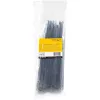 StarTech.com 10 cali (25 cm) opaski kablowe wielokrotnego użytku - szerokość 1/4 cala (7 mm), średnica wiązki 2-1/2 cala (65 mm), wytrzymałość na rozciąganie 50 funtów (22 kg), opaski nylonowe rozpinane, wewnętrzne/zewnętrzne, 94V-2/UL, 100 sztuk - czarne