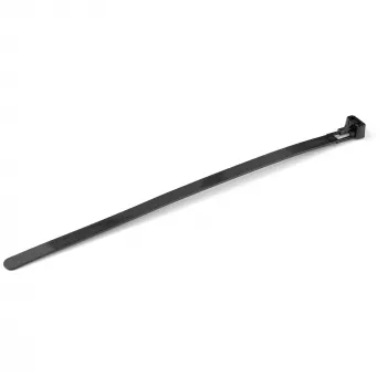 StarTech.com Opaski zaciskowe wielokrotnego użytku 8 cali (20 cm) – szerokość 1/4 cala (7 mm), średnica wiązki 1-7/8 cala (50 mm), wytrzymałość na rozciąganie 50 funtów (22 kg), opaski nylonowe rozłączane, do zastosowań wewnętrznych/zewnętrznych, klasyfikacja 94V-2/UL, opakowanie 100 szt. – czarne