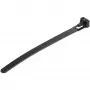 StarTech.com Opaski zaciskowe wielokrotnego użytku 5 cali (12 cm) – szerokość 1/4 cala (7 mm), średnica wiązki 1-1/8 cala (30 mm), wytrzymałość na rozciąganie 50 funtów (22 kg), opaski nylonowe odczepiane, do użytku wewnątrz i na zewnątrz, 94V-2 / z listą UL, 100 szt. – czarne