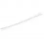 Opaski kablowe StarTech.com 4 cale (10 cm) - szerokość 1/16 cala (2 mm), średnica wiązki 7/8 cala (22 mm), wytrzymałość na rozciąganie 18 funtów (8 kg), nylonowe samozaciskowe opaski zaciskowe z zakrzywioną końcówką - 94V-2/UL Listed, 1000 szt. - białe