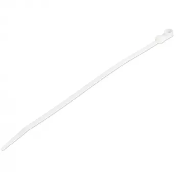 StarTech.com 8 cali(20cm) opaski kablowe z otworem montażowym - szerokość 1/8 cala(4mm), średnica wiązki 2 cale(52mm), wytrzymałość na rozciąganie 50lb(22kg), nylon 66 opaski samozaciskowe z otworem na śrubę, UL Listed, 100 sztuk