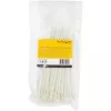 StarTech.com 8 cali(20cm) opaski kablowe z otworem montażowym - szerokość 1/8 cala(4mm), średnica wiązki 2 cale(52mm), wytrzymałość na rozciąganie 50lb(22kg), nylon 66 opaski samozaciskowe z otworem na śrubę, UL Listed, 100 sztuk