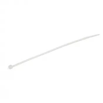 StarTech.com Opaski kablowe 6 cali (15 cm) - szerokość 1/8 cala (3 mm), średnica wiązki 1-3/8 cala (39 mm), wytrzymałość na rozciąganie 40 funtów (18 kg), nylonowe samoblokujące opaski zaciskowe z zakrzywioną końcówką - zgodne z 94V-2/UL, opakowanie 1000 sztuk - białe