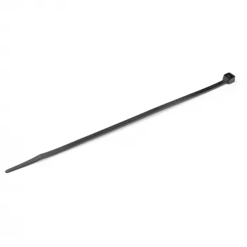 StarTech.com Opaski kablowe 8 cali (20 cm) - szerokość 1/8 cala (4 mm), średnica wiązki 2-1/8 cala (55 mm), wytrzymałość na rozciąganie 50 funtów (22 kg), nylonowe samozaciskowe opaski zaciskowe z zakrzywioną końcówką - zgodne z 94V-2/UL, opakowanie 1000 szt. - czarny