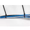 Opaski kablowe StarTech.com 10 cali (25 cm) - szerokość 1/8 cala (4 mm), średnica wiązki 2-5/8 cala (68 mm), wytrzymałość na rozciąganie 50 funtów (22 kg), samozaciskowe opaski zaciskowe z nylonu z zakrzywioną końcówką - certyfikat 94V-2/UL, opakowanie 100 sztuk - czarne