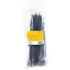 Opaski kablowe StarTech.com 10 cali (25 cm) - szerokość 1/8 cala (4 mm), średnica wiązki 2-5/8 cala (68 mm), wytrzymałość na rozciąganie 50 funtów (22 kg), samozaciskowe opaski zaciskowe z nylonu z zakrzywioną końcówką - certyfikat 94V-2/UL, opakowanie 100 sztuk - czarne