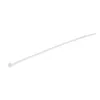 StarTech.com 100-pak 6-calowych (15cm) opasek zaciskowych - szerokość 1/8 cala (3,6mm), średnica wiązki 1-3/8 cala (39mm), wytrzymałość na rozciąganie 40lb (18kg), nylonowe samozaciskowe opaski zaciskowe z zakrzywioną końcówką, certyfikat UL, biały - TAA