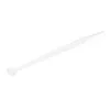 Opaski kablowe StarTech.com 4 cale (10 cm) – szerokość 1/16 cala (2 mm), średnica wiązki 7/8 cala (22 mm), wytrzymałość na rozciąganie 18 funtów (8 kg), nylonowe samozaciskowe opaski zaciskowe z zakrzywioną końcówką – zgodne z UL 94V-2/UL, 100 sztuk – białe