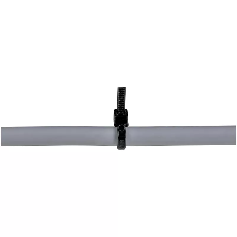 Opaski kablowe StarTech.com 10 cm - szerokość 2 mm, średnica wiązki 22 mm, wytrzymałość na rozciąganie 8 kg, nylonowe samozaciskowe opaski zaciskowe z zakrzywioną końcówką - klasa 94V-2/UL, 100 szt. - czarne