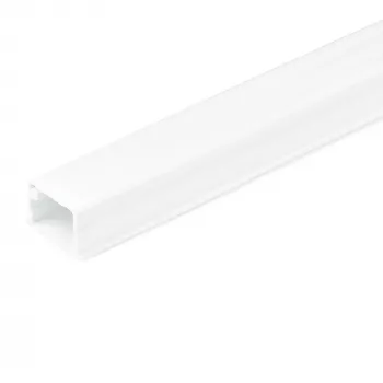 StarTech.com Solidny kanał kablowy z taśmą klejącą i pokrywą, 3/4 cala (19 mm) szer. x 1/2 cala (13 mm) wys. - długość 6 stóp (1,8 m), Zestaw do ukrywania przewodów sieciowych/zasilających PVC - System korytek kablowych naściennych, wymieniony w UL