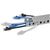 StarTech.com Korytko kablowe z otwartymi szczelinami i pokrywą, 1-1/2 cala (38 mm) szer. x 1 cal (25 mm) wys. - długość 6,5 stopy (2 m) - 1/4 cala (8 mm) szczeliny, PVC ukrywacz kabli sieciowych/ścienny kanał na przewody, maks. 20 kabli, certyfikat UL