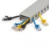 StarTech.com Koryto kablowe z pokrywą, otwarte szczeliny, 2 inch(50mm)W x 1 inch(25mm)H - długość 6.5ft(2m) - szczeliny 1/4 inch(8mm), PVC, ukrycie kabli sieciowych/kanał naścienny, maks. 25 kabli, UL Listed