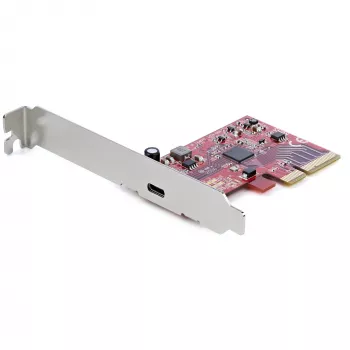 StarTech.com 1-Portowa karta PCIe USB 3.2 Gen 2x2, kontroler USB-C 20Gbps SuperSpeed PCI Express 3.0 x4, karta adaptera USB Type-C, tylko dane, Windows/macOS/Linux, TAA