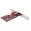 StarTech.com 1-Portowa karta PCIe USB 3.2 Gen 2x2, kontroler USB-C 20Gbps SuperSpeed PCI Express 3.0 x4, karta adaptera USB Type-C, tylko dane, Windows/macOS/Linux, TAA