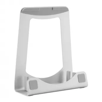 StarTech.com Podstawka pod laptopa - 2-w-1 Podstawka podnosząca lub pionowa - Idealna do Ultrabooków i MacBook Pro/Air - Ergonomiczny, pochylony uchwyt na notebooka na biurko - Srebrny, Aluminium