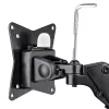 Ramie do monitora biurkowego StarTech.com do pojedynczego wyświetlacza VESA do 32 cali lub 49 cali ultrawide 8 kg – pełny zakres ruchu, regulacja wysokości – zacisk C, przelotka – pojedyncze ramię monitora