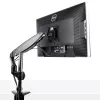 Ramie do monitora biurkowego StarTech.com do pojedynczego wyświetlacza VESA do 32 cali lub 49 cali ultrawide 8 kg – pełny zakres ruchu, regulacja wysokości – zacisk C, przelotka – pojedyncze ramię monitora