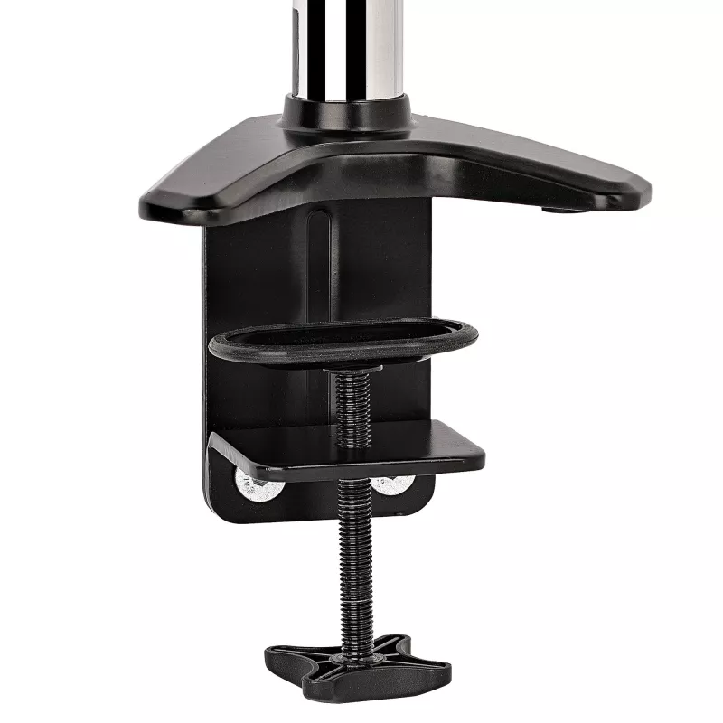 Ramie do monitora biurkowego StarTech.com do pojedynczego wyświetlacza VESA do 32 cali lub 49 cali ultrawide 8 kg – pełny zakres ruchu, regulacja wysokości – zacisk C, przelotka – pojedyncze ramię monitora