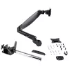 Ramie do monitora biurkowego StarTech.com do pojedynczego wyświetlacza VESA do 32 cali lub 49 cali ultrawide 8 kg – pełny zakres ruchu, regulacja wysokości – zacisk C, przelotka – pojedyncze ramię monitora