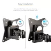 Ramie do monitora biurkowego StarTech.com do pojedynczego wyświetlacza VESA do 32 cali lub 49 cali ultrawide 8 kg – pełny zakres ruchu, regulacja wysokości – zacisk C, przelotka – pojedyncze ramię monitora