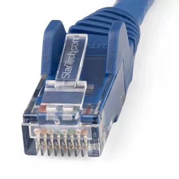 StarTech.com 5m kabel Ethernet CAT6 - LSZH (Low Smoke Zero Halogen) - 10 Gigabit 250 MHz 100W PoE RJ45 10GbE UTP przewód krosowy sieciowy bez zaczepów z odciążeniem - niebieski, CAT 6, zweryfikowany przez ETL, 24AWG