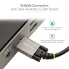 StarTech.com Kabel USB-C z bocznym mocowaniem śrubowym 20 cali (50 cm) 10 Gb/s - USB 3.1/3.2 Gen 2 Type-C - Ładowanie Power Delivery 100 W (5 A), DP Alt Mode - Podwójne mocowanie śrubowe - Przewód USB-C do ładowania/synchronizacji