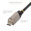 StarTech.com 20-calowy (50cm) kabel USB-C z górną śrubą blokującą 10Gbps - USB 3.1/3.2 Gen 2 Type-C - 100W (5A) ładowanie Power Delivery, DP Alt Mode - pojedyncza śruba blokująca, kabel USB-C do ładowania/synchronizacji