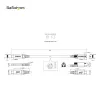 StarTech.com 20-calowy (50cm) kabel USB-C z górną śrubą blokującą 10Gbps - USB 3.1/3.2 Gen 2 Type-C - 100W (5A) ładowanie Power Delivery, DP Alt Mode - pojedyncza śruba blokująca, kabel USB-C do ładowania/synchronizacji