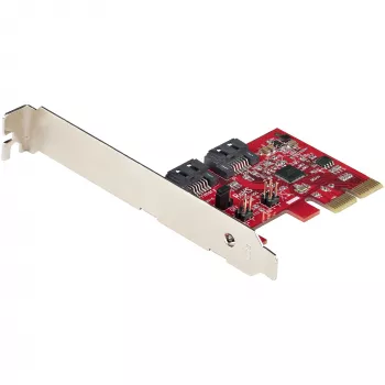 Karta PCIe SATA StarTech.com – 2-portowa karta rozszerzeń PCIe SATA – 6 Gb/s – pełny/niski profil – adapter/kontroler PCI Express na SATA – ASM1062R SATA RAID – konwerter PCIe na SATA