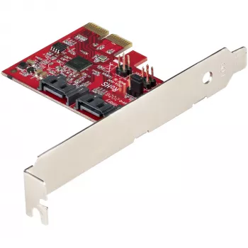 Karta PCIe SATA StarTech.com – 2-portowa karta rozszerzeń PCIe SATA – 6 Gb/s – pełny/niski profil – adapter/kontroler PCI Express na SATA – ASM1062R SATA RAID – konwerter PCIe na SATA