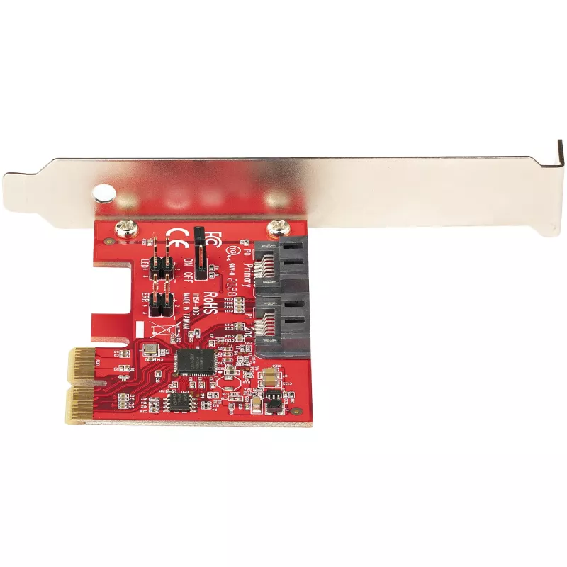 Karta PCIe SATA StarTech.com – 2-portowa karta rozszerzeń PCIe SATA – 6 Gb/s – pełny/niski profil – adapter/kontroler PCI Express na SATA – ASM1062R SATA RAID – konwerter PCIe na SATA