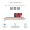 Karta PCIe SATA StarTech.com – 2-portowa karta rozszerzeń PCIe SATA – 6 Gb/s – pełny/niski profil – adapter/kontroler PCI Express na SATA – ASM1062R SATA RAID – konwerter PCIe na SATA