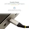 StarTech.com 20 inch (50cm) Kabel USB C 10Gbps - USB 3.1 Type-C - 100W (5A) Power Delivery Ładowanie, DP Alt Mode - Przewód USB-C do laptopa/telefonu/urządzenia USB-C - Ładowanie/Synchronizacja