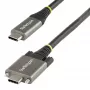 StarTech.com 3ft (1m) Side Screw Locking USB C kabel 10Gbps - USB-IF Certified USB-C kabel - USB 3.1/3.2 Gen 2 Type-C kabel - 100W (5A) Power Delivery Charging, DP Alt Mode - Dual Screw Lock - USB-C Cord Charge/Sync
