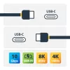 StarTech.com 3ft (1m) Side Screw Locking USB C kabel 10Gbps - USB-IF Certified USB-C kabel - USB 3.1/3.2 Gen 2 Type-C kabel - 100W (5A) Power Delivery Charging, DP Alt Mode - Dual Screw Lock - USB-C Cord Charge/Sync