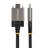 StarTech.com 3ft (1m) Side Screw Locking USB C kabel 10Gbps - USB-IF Certified USB-C kabel - USB 3.1/3.2 Gen 2 Type-C kabel - 100W (5A) Power Delivery Charging, DP Alt Mode - Dual Screw Lock - USB-C Cord Charge/Sync