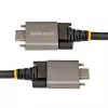 StarTech.com 3ft (1m) Side Screw Locking USB C kabel 10Gbps - USB-IF Certified USB-C kabel - USB 3.1/3.2 Gen 2 Type-C kabel - 100W (5A) Power Delivery Charging, DP Alt Mode - Dual Screw Lock - USB-C Cord Charge/Sync