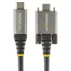 StarTech.com 3ft (1m) Side Screw Locking USB C kabel 10Gbps - USB-IF Certified USB-C kabel - USB 3.1/3.2 Gen 2 Type-C kabel - 100W (5A) Power Delivery Charging, DP Alt Mode - Dual Screw Lock - USB-C Cord Charge/Sync