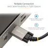StarTech.com 3ft (1m) Side Screw Locking USB C kabel 10Gbps - USB-IF Certified USB-C kabel - USB 3.1/3.2 Gen 2 Type-C kabel - 100W (5A) Power Delivery Charging, DP Alt Mode - Dual Screw Lock - USB-C Cord Charge/Sync