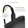 StarTech.com 1m (3ft) USB C to Lightning kabel, MFi Certified, Coiled iPhone Charger kabel, Czarny, Durable TPE Jacket Aramid Fiber, Heavy Duty Coil Lightning kabel