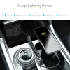 StarTech.com 1m (3ft) USB C to Lightning kabel, MFi Certified, Coiled iPhone Charger kabel, Czarny, Durable TPE Jacket Aramid Fiber, Heavy Duty Coil Lightning kabel